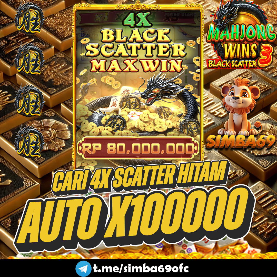 Simba69: Situs Slot Gacor Terbaik dengan Jackpot Terbesar 2025!